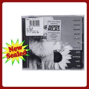 Upaya Andrew Weil MD Sound Body Sound Mind Music for Healing New Age CD Sealed